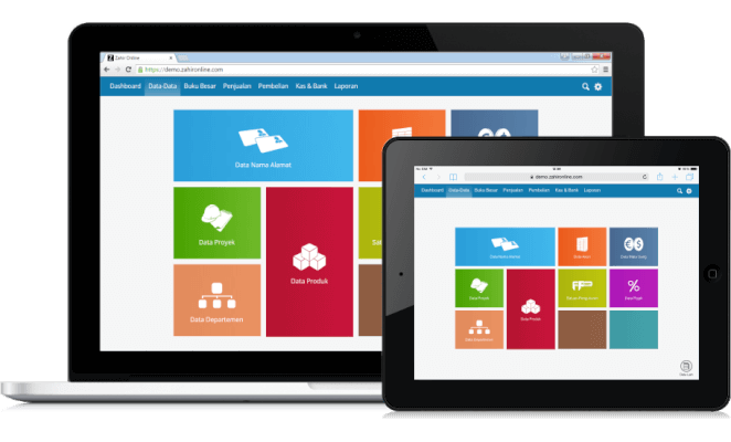 Bisa Di Pc Desktop Tablet Zahir Online Software Akuntansi Online